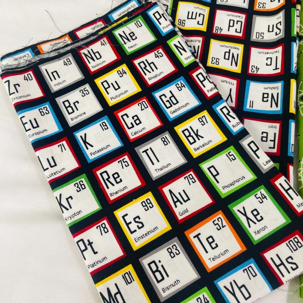 Robert Kaufman Quilt Kit Fabric Bundle 5.25 yds Science Chemistry Biology DNA